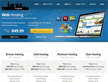 Tablet Screenshot of jozihosting.com